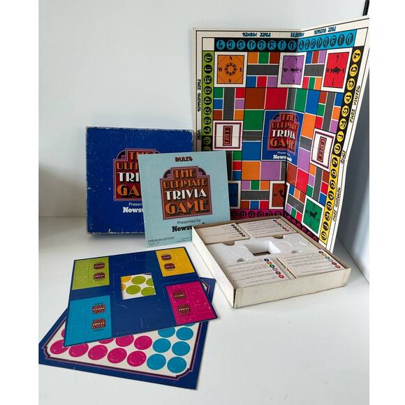 Vintage The Ultimate Trivia Game by Newsweek Premium Edition, 1984 - Picture 2 of 8